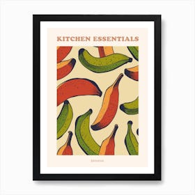 Avocado Pattern Poster 3 Art Print