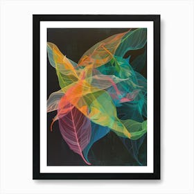 Abstract Leaves 1 Art Print