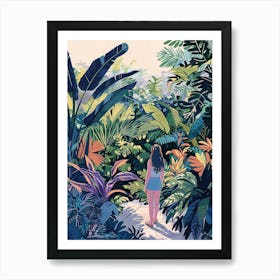 In The Garden Harry P Leu Gardens Usa 1 Art Print