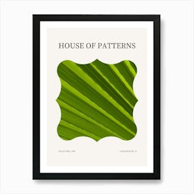 Leaf Pattern Poster 10 Art Print