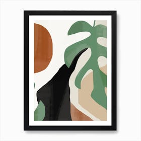 Abstract Leaves 2 Art Print