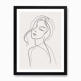 Portrait Of A Woman 1 Art Print