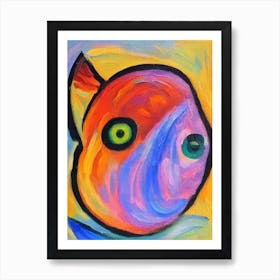 Barreleye Fish Matisse Inspired Art Print