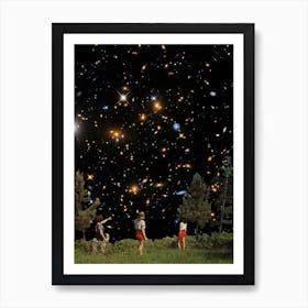 Watching Stars Art Print