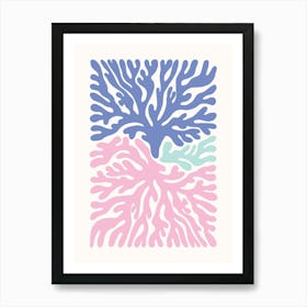 Coastal Coral Art Print