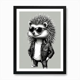 Hedgehog Art Print