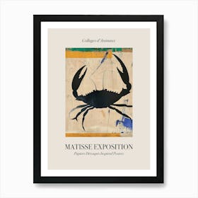 Crab 1 Matisse Inspired Exposition Animals Poster Art Print