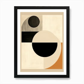 Geometric Reveries; Bauhaus Dreamscape Art Print