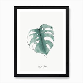 Monstera Art Print