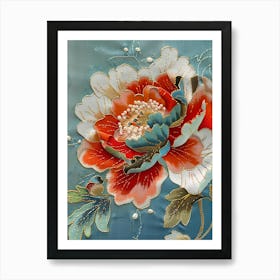 Chinese Silk Painting 10 Art Print