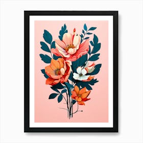 Flowers In A Vase 74 Art Print