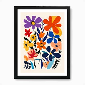 Abstract Floral Painting 6 Art Print