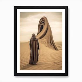 Dune Sand Desert Building 11 Art Print