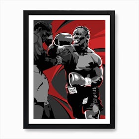 Mike Tyson Punch Art Print