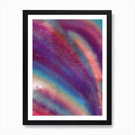 Synthwave neon space #16 - Galaxy Art Print