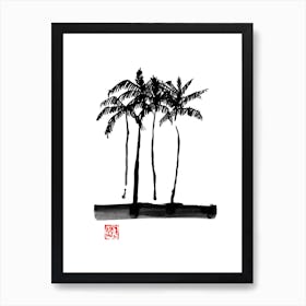 Palmtrees Art Print