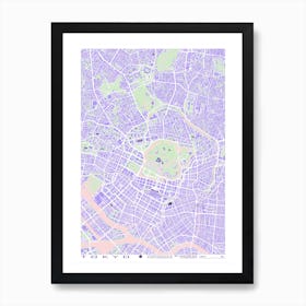 Tokyo Violet Art Print