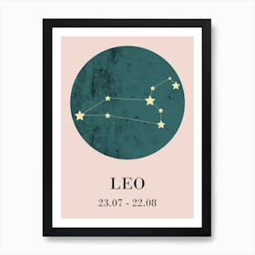 Leo Art Print I