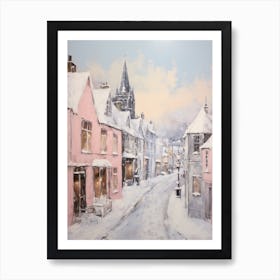 Dreamy Winter Painting St Andrews United Kingdom 3 Art Print