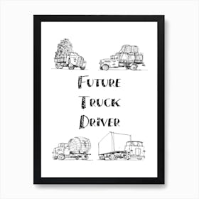 Truck Art Print