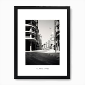 Poster Of Valencia, Spain, Photography In Black And White 6 Art Print