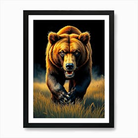 Wild Animal Creative Portrait 128 Art Print