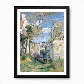Landscape From Pontoise (1874), Camille Pissarro Art Print
