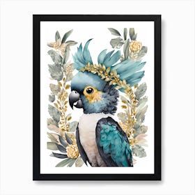 Black Cockatoo (8) Art Print
