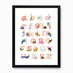 Nursery Alphabet Póster