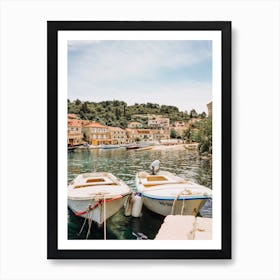 Port City Boats Art Print