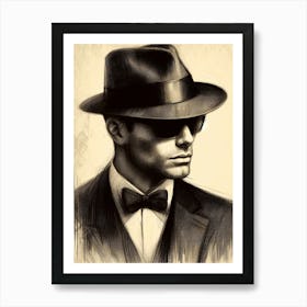 Creative Male Portrait 78 Art Print