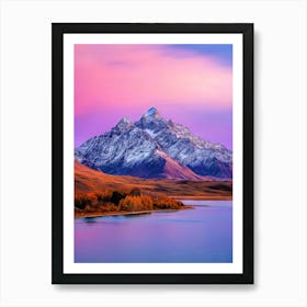 Sunrise Over Lake Tekapo Art Print