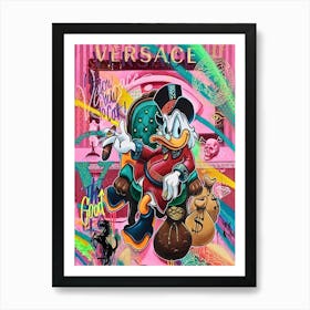 Donald Duck Art Print