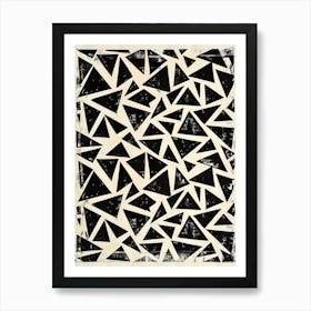 Triangles 1 Art Print