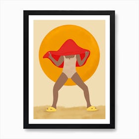 I'm Just Hiding From The Sun Art Print