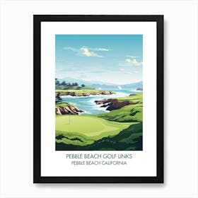 Pebble Beach Golf Links   Pebble Beach California 4 Art Print