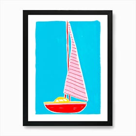 Swedish sailing boat Art Print