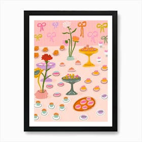 Birthday Party Tablescape Art Print