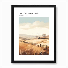 The Yorkshire Dales England 4 Hiking Trail Landscape Poster Art Print