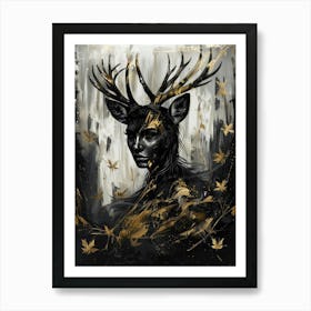 Deer Art 2 Art Print