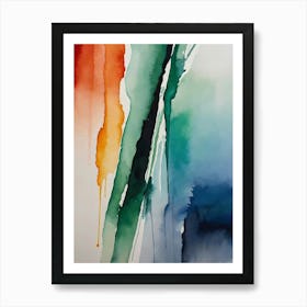 Abstract Watercolor Painting 7 Art Print