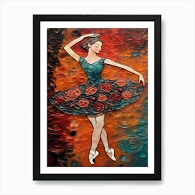 Glass Ballerina 6 Art Print