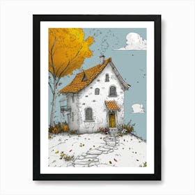 House In The Woods Art Print