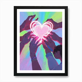 Heart Of Love 33 Art Print