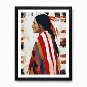 Seminole Simplicity; A Study In Minimalism ! Native American Art Art Print