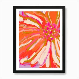 Abstract Flower Detail Art Print