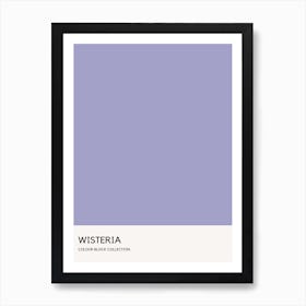 Wisteria Colour Block Poster Art Print