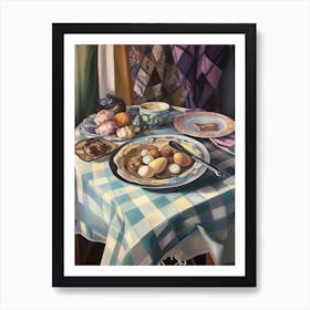 Abalone Still Life Painting Art Print