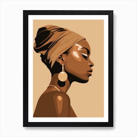 Portrait Of African Woman 8 Art Print