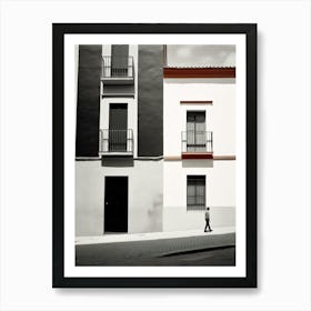 Seville, Spain, Spain, Black And White Photography 4 Art Print